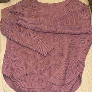 Women's Pink Knit Sweater